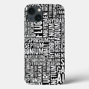 Case-Mate iPhone Case Éléments chimiques... Boîtier iPhone en bois sculp