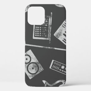 Case-Mate iPhone Case Éléments musicaux : vintage arrière - plan sans so