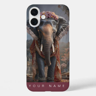 Coques iPhone 16 Plus Eléphant botanique
