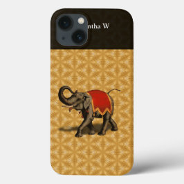 Case-Mate iPhone Case Eléphant indien avec tissu rouge