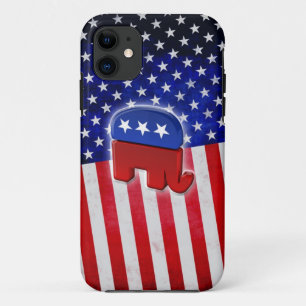 Coque iPhone 11 Éléphant républicain