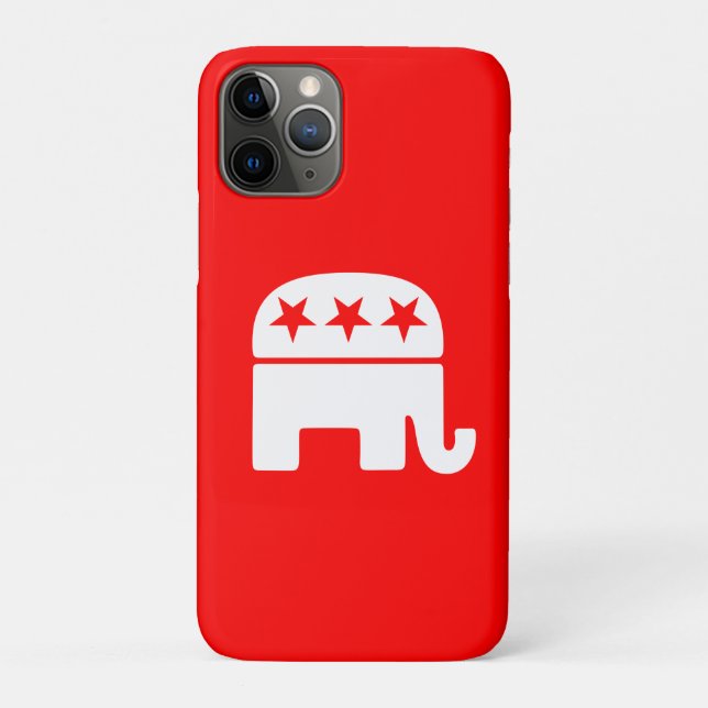Coques Case-Mate iPhone Eléphant républicain (Dos)
