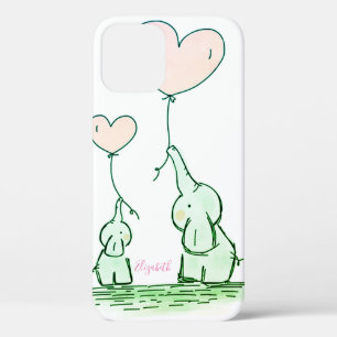 Case-Mate iPhone Case Éléphants Mignons Avec Ballons -Étui Personnalisé-