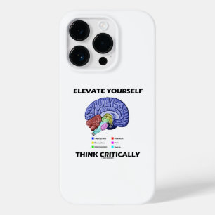 Coque Pour iPhone 14 Pro Elevez-Vous Penser Critiquement Conseil Braineux