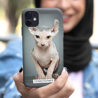 Elf Sphynx Photo de chat | Ajouter Votre Nom