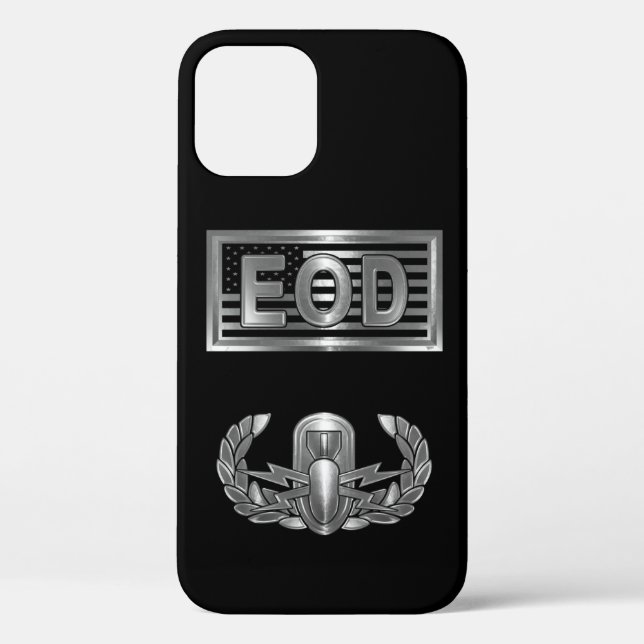Coques Case-Mate iPhone Élimination des engins explosifs (EOD)  & Drapeau  (Verso)