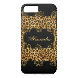 Etui iPhone Case-Mate Elite Régal Léopard Or Imprimé animal Gold Black 2
