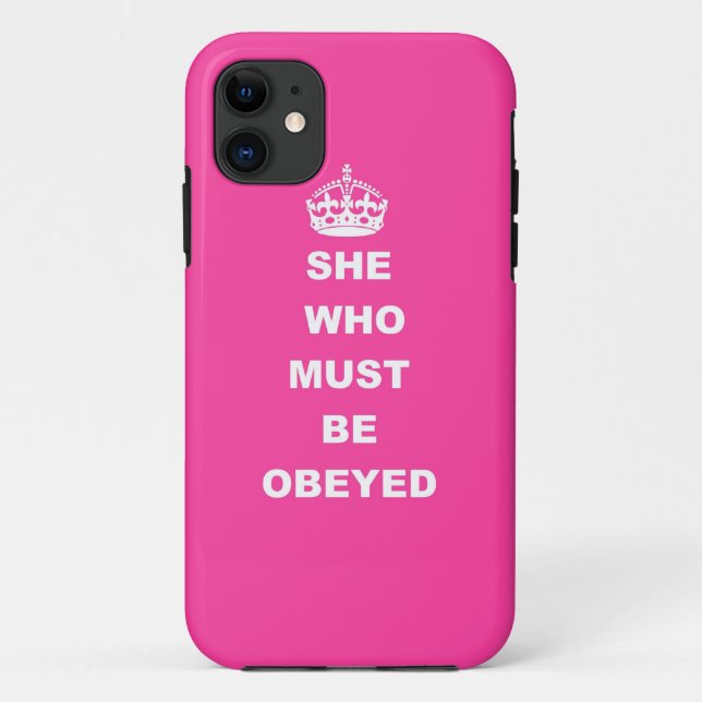 Coques Case-Mate iPhone Elle qui doit être obéie (Dos)