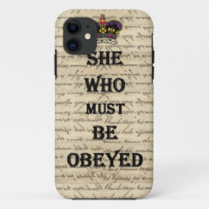 Coque iPhone 11 Elle qui doit être obéie