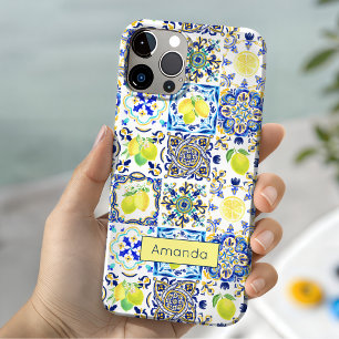 Coque Pour iPhone 15 Émail sicilien d'été d'Amalfi méditerranéen