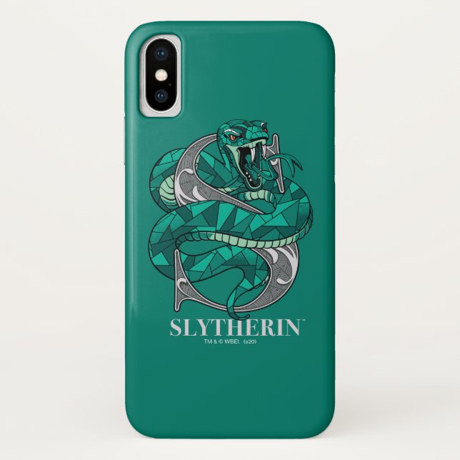 Coques Case-Mate iPhone Emblème croisé SLYTHERIN™ (Dos)