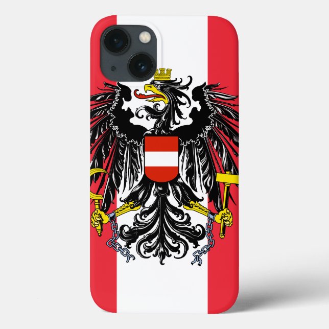 Coques Case-Mate iPhone emblème de l'autriche (Verso)