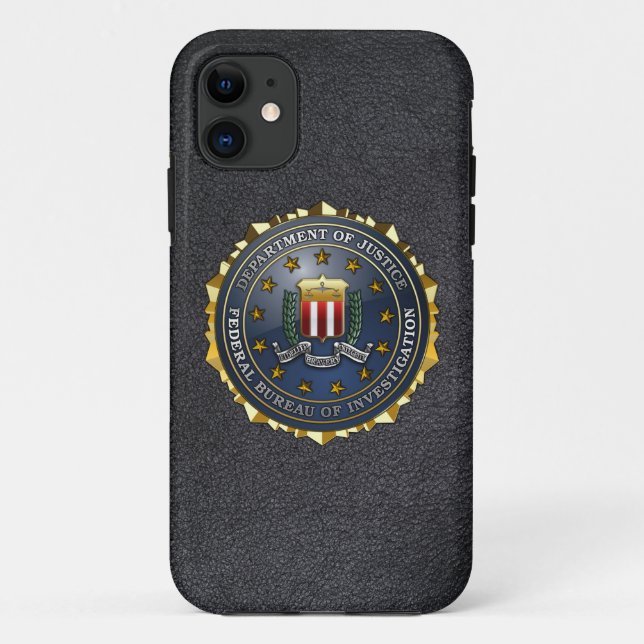 Coques Case-Mate iPhone Emblème du FBI (Dos)