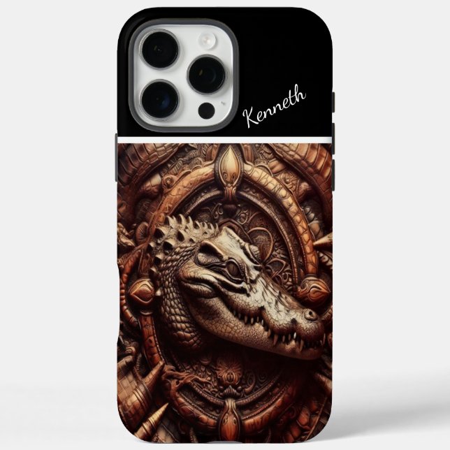 Coques Case-Mate iPhone Embrasse de l'alligator (Verso)