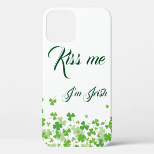 Case-Mate iPhone Case Embrasse-moi Je suis shamrock vert irlandais