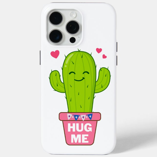 Coques Case-Mate iPhone embrasse-moi, je suis un gentil cactus (Verso)