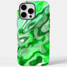 Émeraude Vert coloré Marbre Abstrait Texte liquide