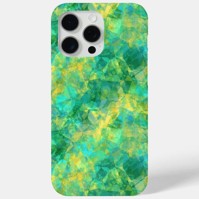 Coques Case-Mate iPhone Émeraude Vert Crumpled Texture (Verso)