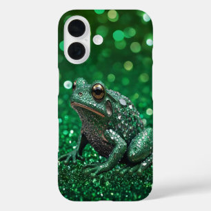 Coques iPhone 16 Émergence Enchantante : La Grenouille Étincelante 