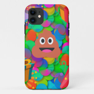 Coque iPhone 11 emoji joyeux pod'anniversaire
