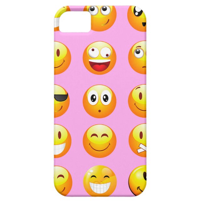 Coques Case-Mate iPhone émoji rose pastel (Dos)