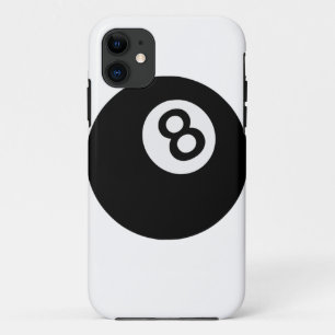 Coque iPhone 11 émoticône huit balles