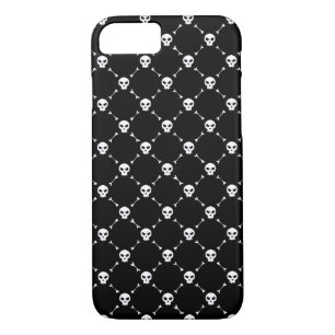 Case-Mate iPhone Case empreinte crâne noir blanc