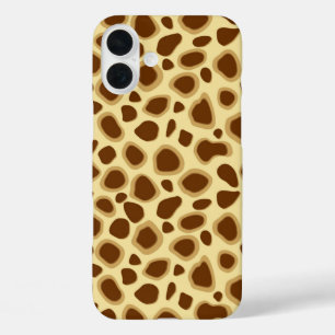 Coques iPhone 16 Plus Empreinte de léopard - Chocolat Brown et Chocolat 