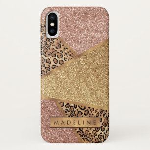 Case-Mate iPhone Case Empreinte de léopard de Parties scintillant de vi