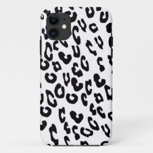 Coque Case-Mate Pour iPhone Empreinte de léopard noir et blanc