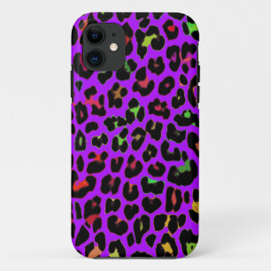 Coque Case-Mate Pour iPhone Empreinte de léopard pourpre de bruit
