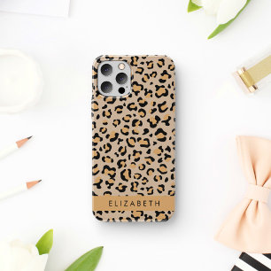 Case-Mate iPhone Case Empreinte de léopard, Spots, Leopard Brown, Votre
