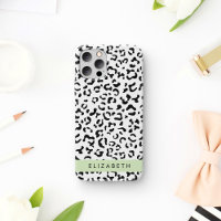 Empreinte de léopard, Spots, Noir Et Blanc, Votre