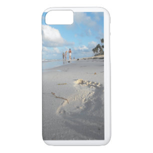 Coque iPhone 7 Empreinte de pas dans le sable