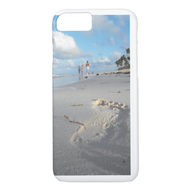 Coques Case-Mate iPhone Empreinte de pas dans le sable (Dos)