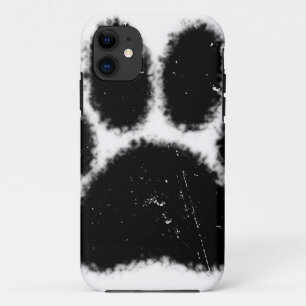Case-Mate iPhone Case Empreinte de patte De Chien Rough Et Distressed
