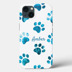 Case-Mate iPhone Case Empreinte de patte texturé blanc personnalisé