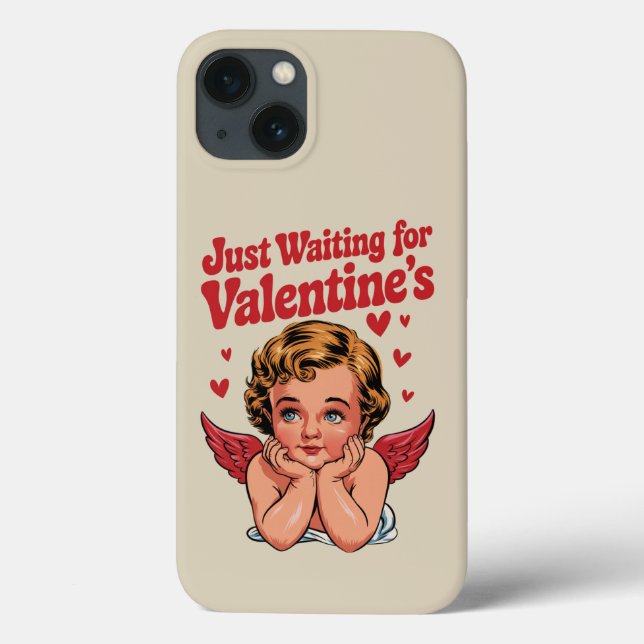 Coques Case-Mate iPhone En attendant simplement la Saint-Valentin Bébé Cup (Verso)