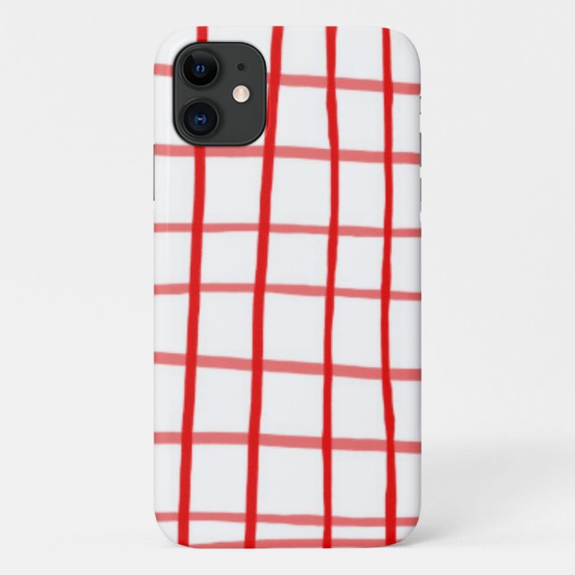 Coques Case-Mate iPhone En vichy rose (Dos)