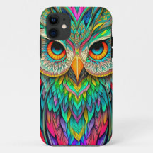 Enchanted Forest Guardian : Owl iPhone Cover"