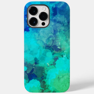 Coque Pour Pour iPhone 14 Pro Max Encre Alcoolique Abstraite Colorée Violet Bleu