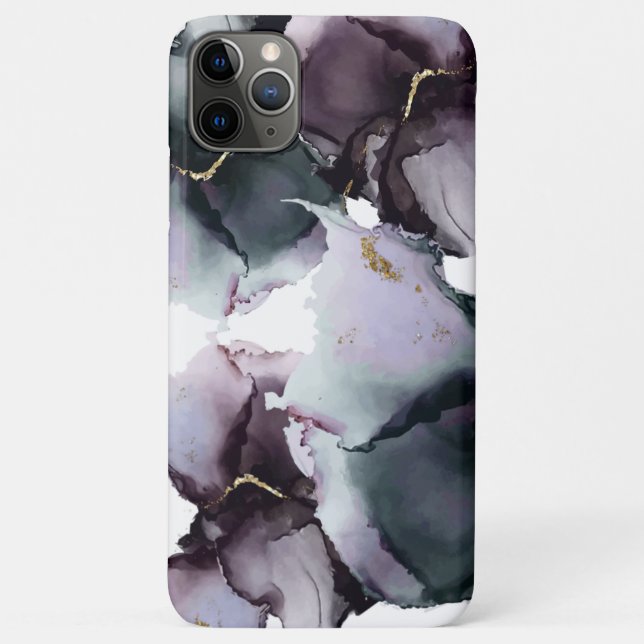 Coques Case-Mate iPhone Encre d'alcool Abstraite Dusty Turquoise Lilac Dus (Dos)