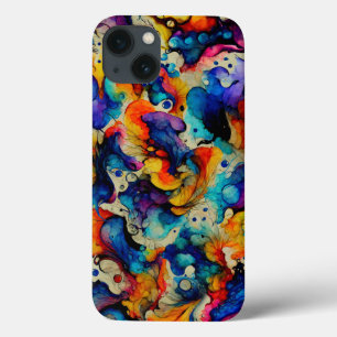 Case-Mate iPhone Case Encre liquide colorée Abstraction