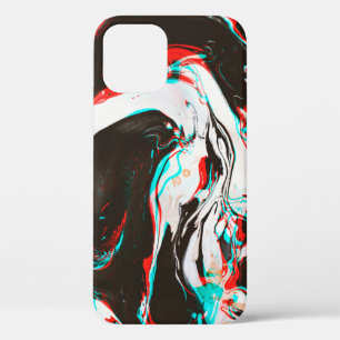 Case-Mate iPhone Case Encre Marbrée : Texture Glitch Distortie.