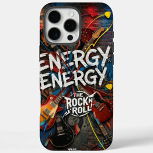 Coques iPhone 16 Pro Max Énergie Déchaînée : Graffiti Rock 'n' Roll