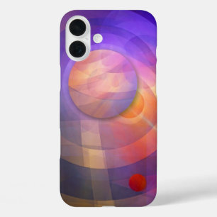 Coques iPhone 16 Plus Énergie solaire, abstraite artistique