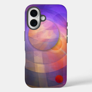 Coques iPhone 16 Énergie solaire, abstraite artistique