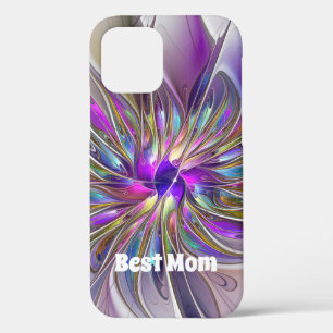 Case-Mate iPhone Case Énergique, Art floral fractal abstrait Meilleure m