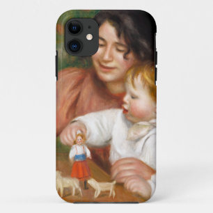 Case-Mate iPhone Case Enfant avec jouets peinture par Auguste Renoir