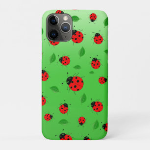 Case-Mate iPhone Case Enfants mignonne Rouge coccinelle et congé vert en